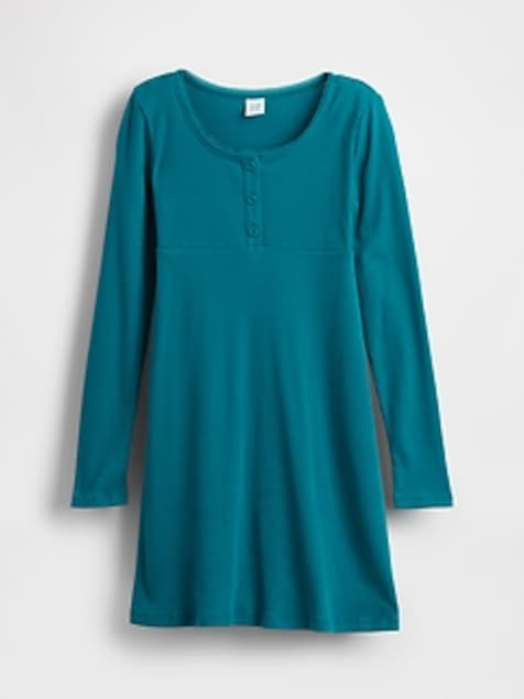 Kids Rib Henley Dress
