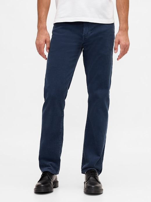 Image number 2 showing, Corduroy Relaxed Straight Pants