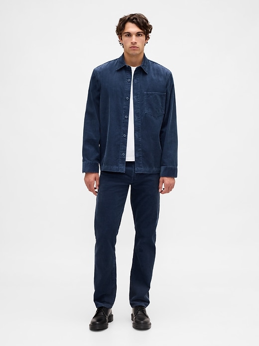 Image number 1 showing, Corduroy Relaxed Straight Pants