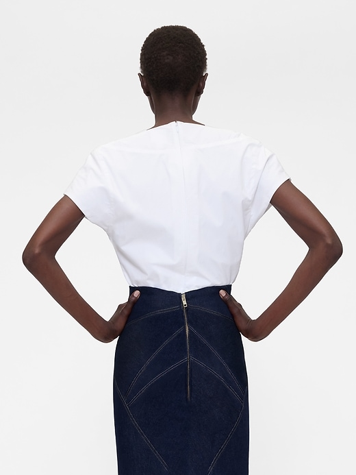 Image number 2 showing, GapStudio Poplin Bodysuit