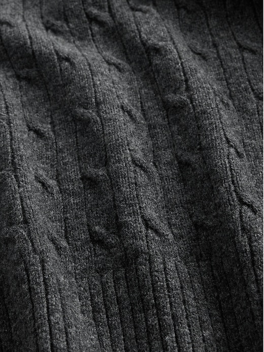 Image number 4 showing, Merino Wool-Blend Cable-Knit Sweater