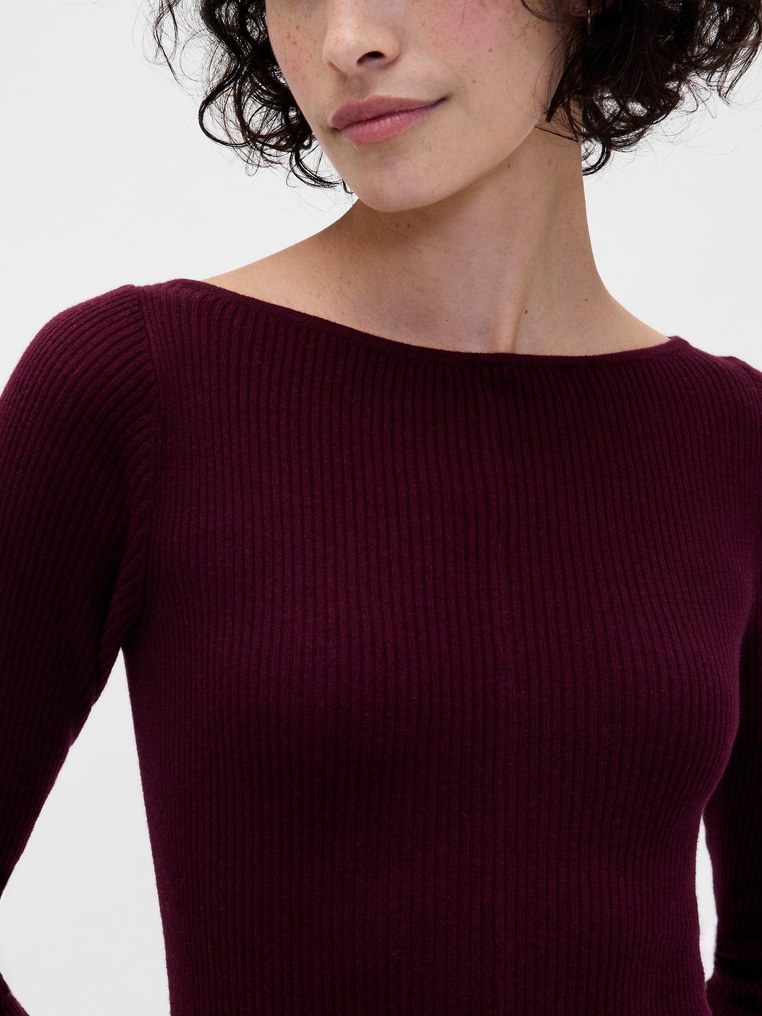 Lightweight CashSoft Rib Maxi Sweater Dress