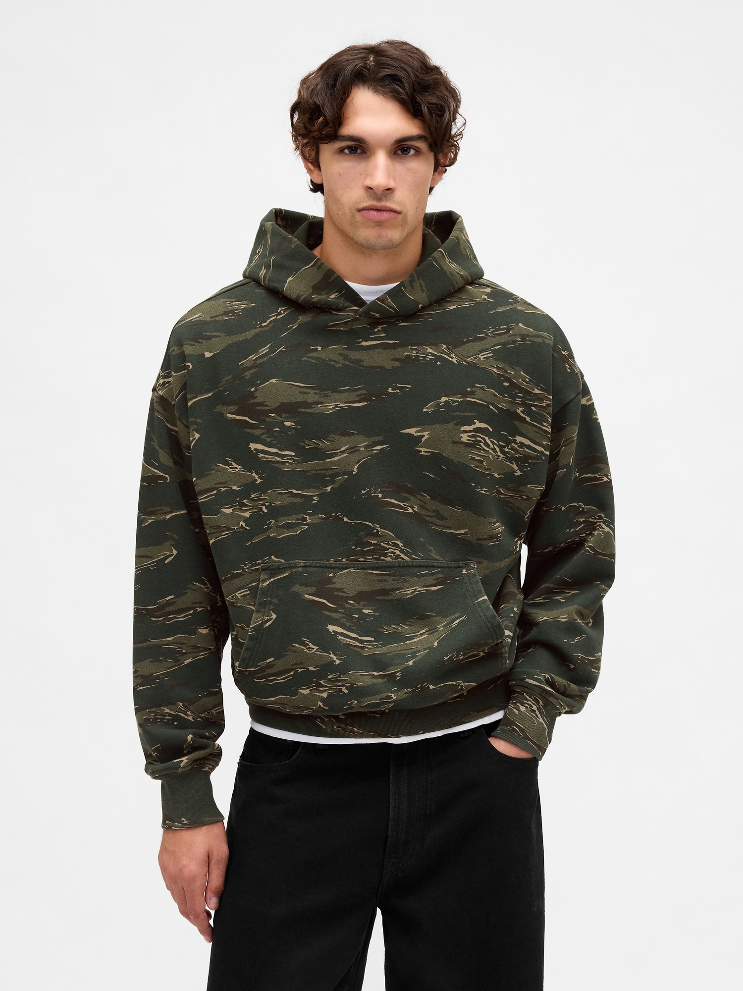 Gap Heavyweight Oversized Hoodie In Multi
