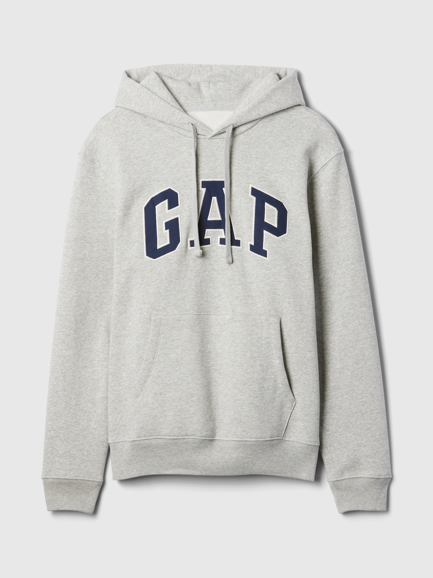 VintageSoft Arch Logo Hoodie - Light Heather Grey