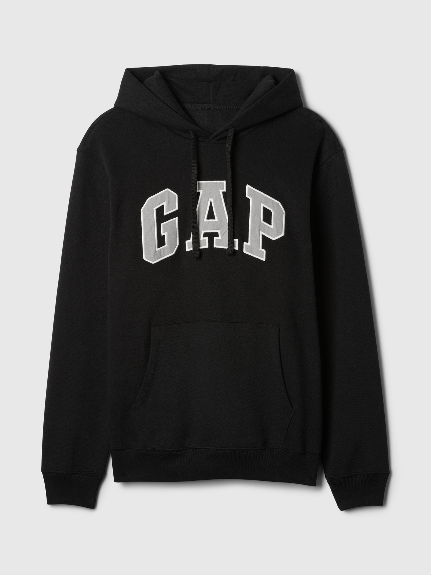 VintageSoft Arch Logo Hoodie - True Black