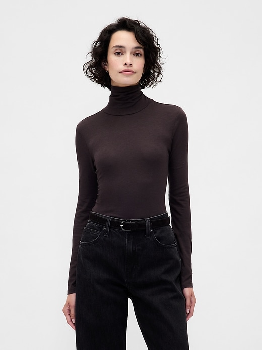 Image number 1 showing, Featherweight Turtleneck