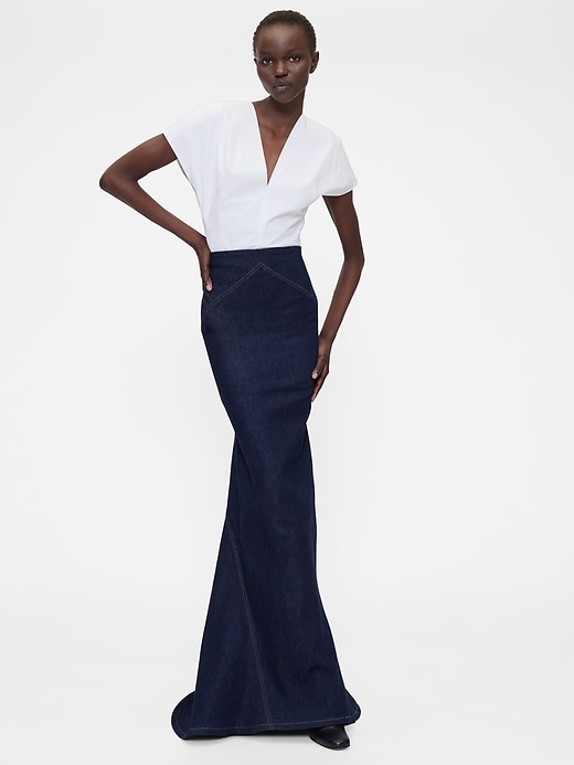 Image number 3 showing, GapStudio Poplin Bodysuit