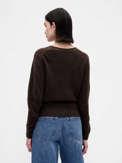 Image number 3 showing, CashSoft Crewneck Sweater