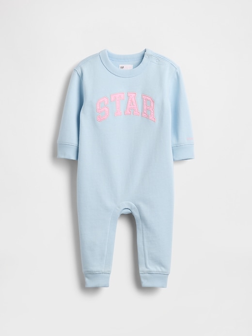 Image number 1 showing, Gap × Sandy Liang Baby VintageSoft Logo One-Piece