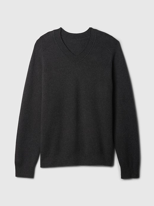 Image number 1 showing, CashSoft V-Neck Sweater