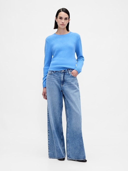 Image number 2 showing, CashSoft Crewneck Sweater