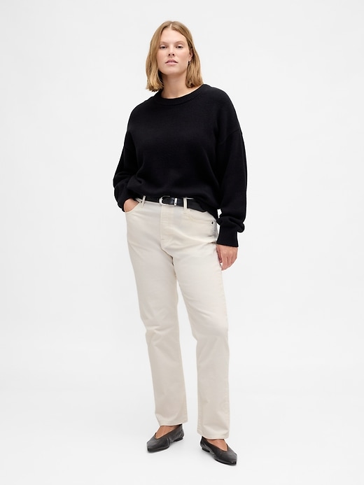 Image number 2 showing, High Rise Corduroy '90s Slim Straight Pants
