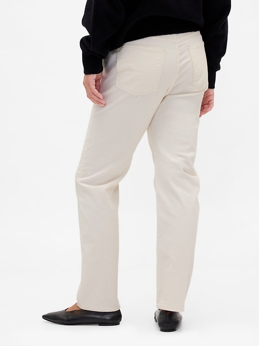 Image number 3 showing, High Rise Corduroy '90s Slim Straight Pants