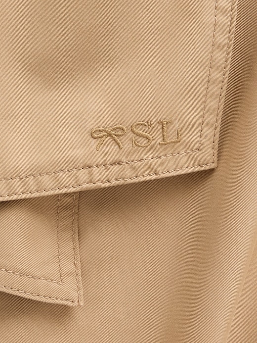 Image number 3 showing, Gap × Sandy Liang Bow-Back Trench Coat