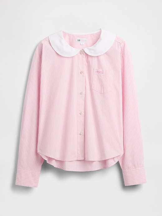 Image number 5 showing, Gap × Sandy Liang Poplin Oversized Shirt