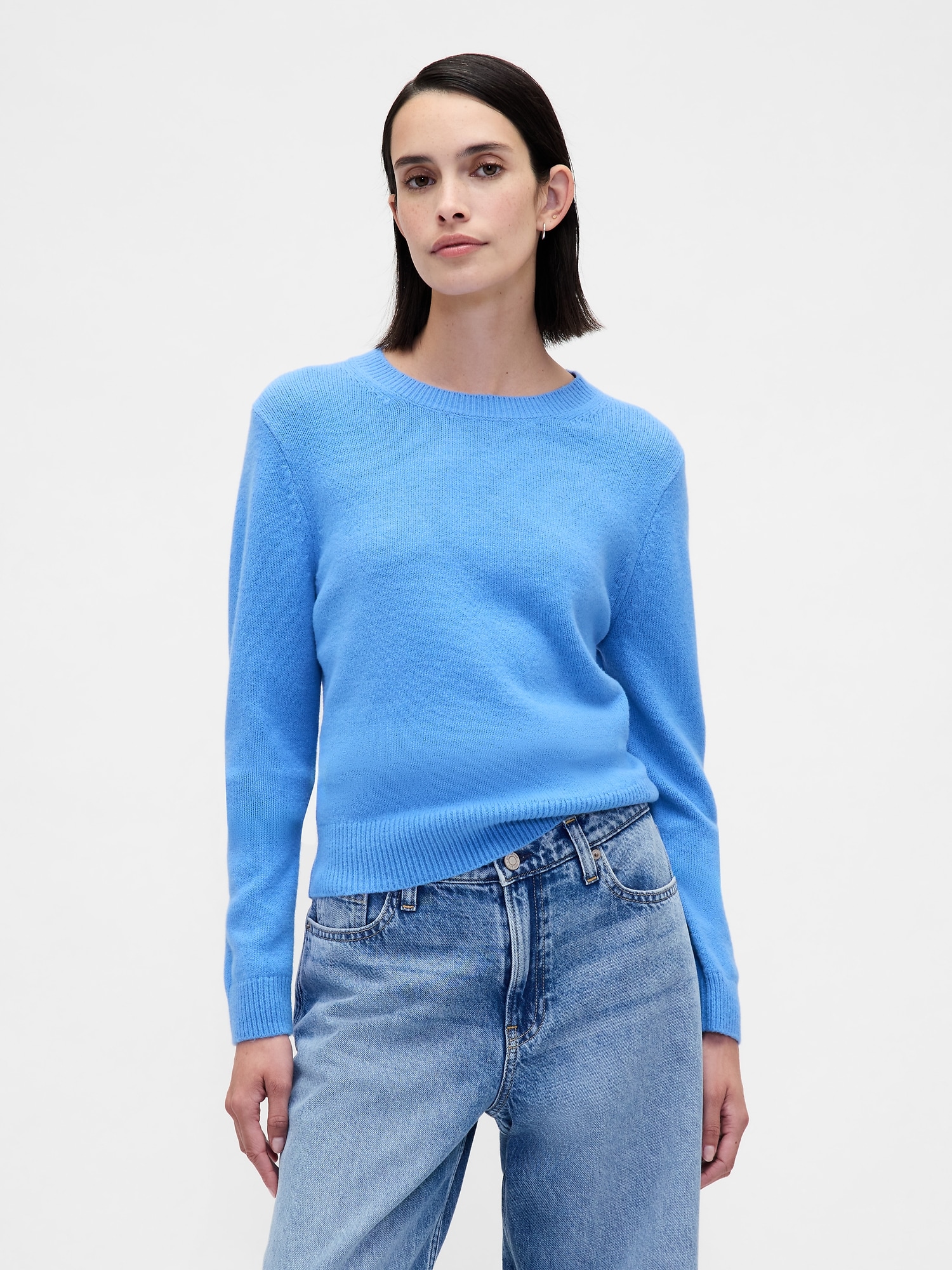 CashSoft Crewneck Sweater - Union Blue