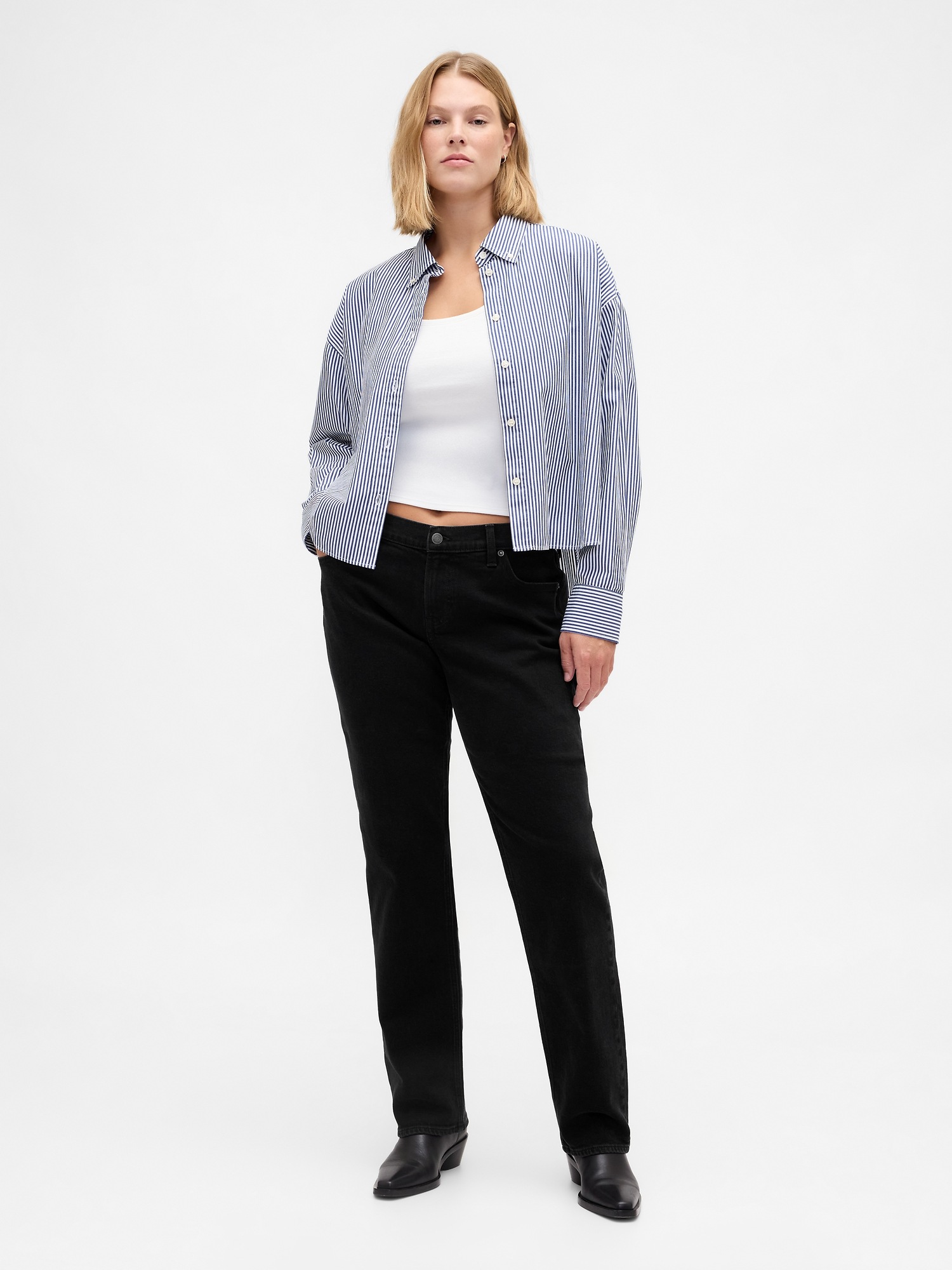 Женские джинсы Gap Low Rise '90s Slim Straight Jeans — фото 5
