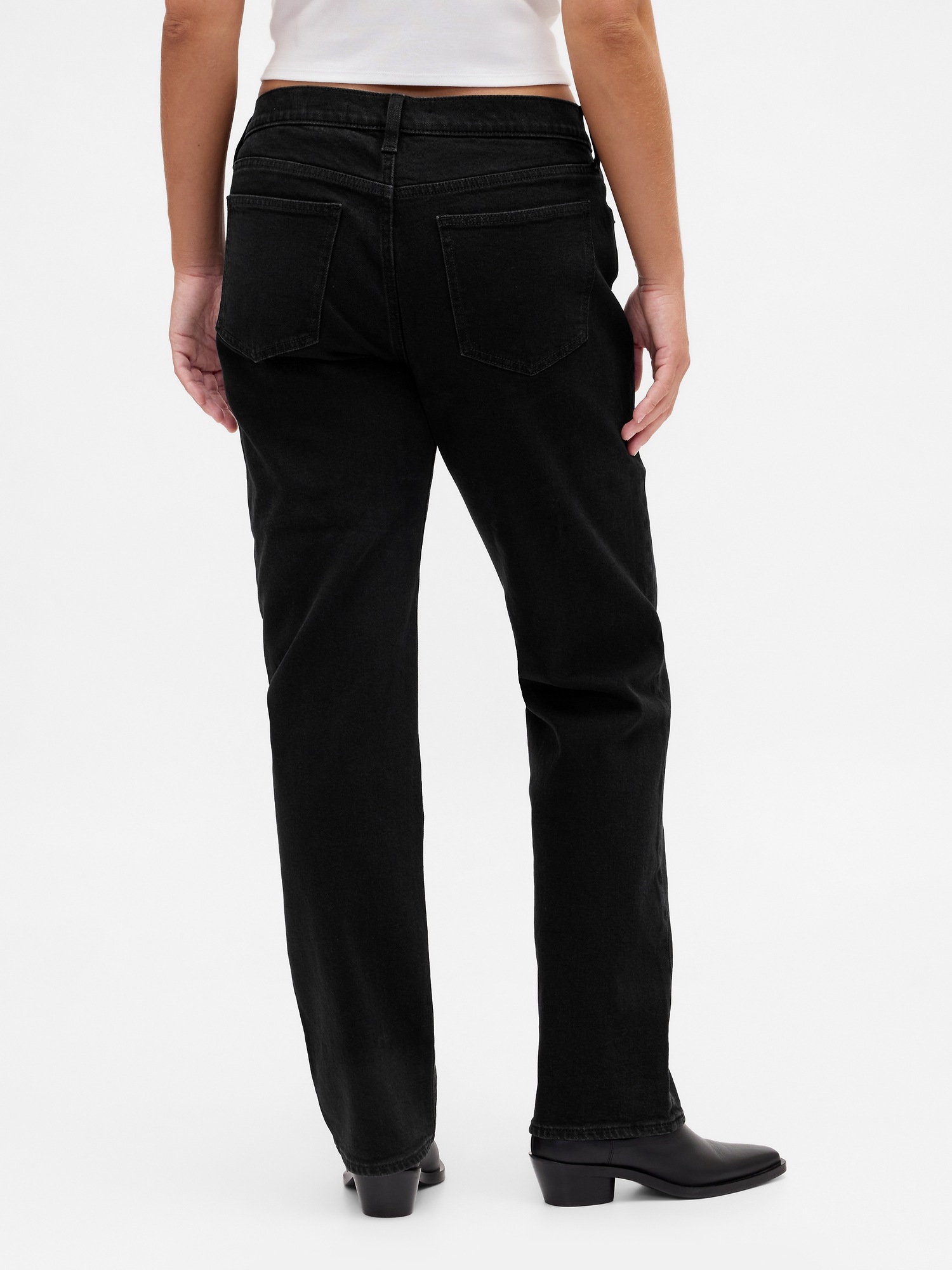Женские джинсы Gap Low Rise '90s Slim Straight Jeans — фото 6