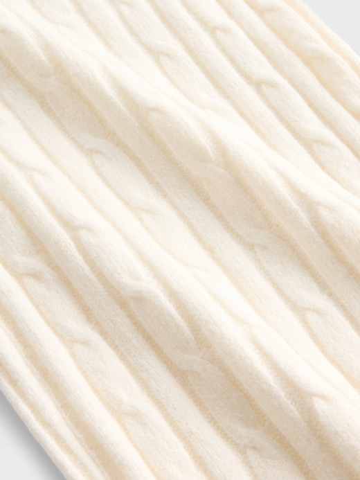 Image number 2 showing, CashSoft Cable-Knit Sweater Pants