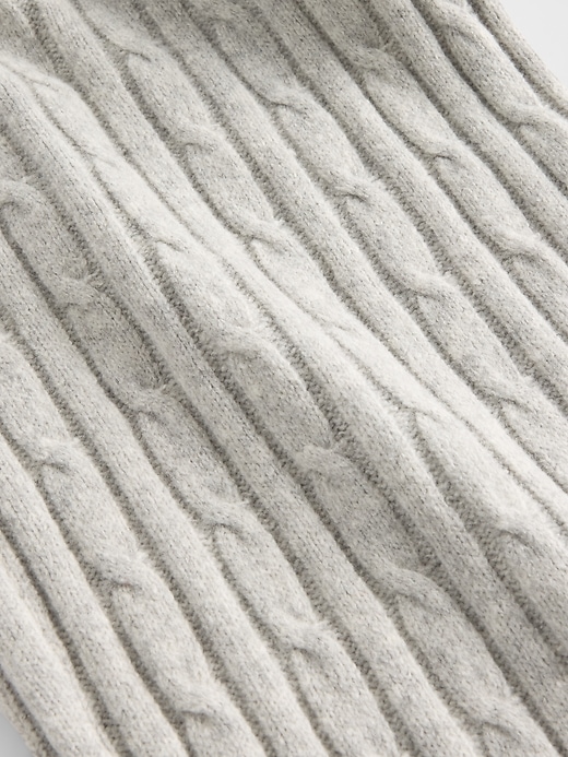 Image number 2 showing, CashSoft Cable-Knit Sweater Pants