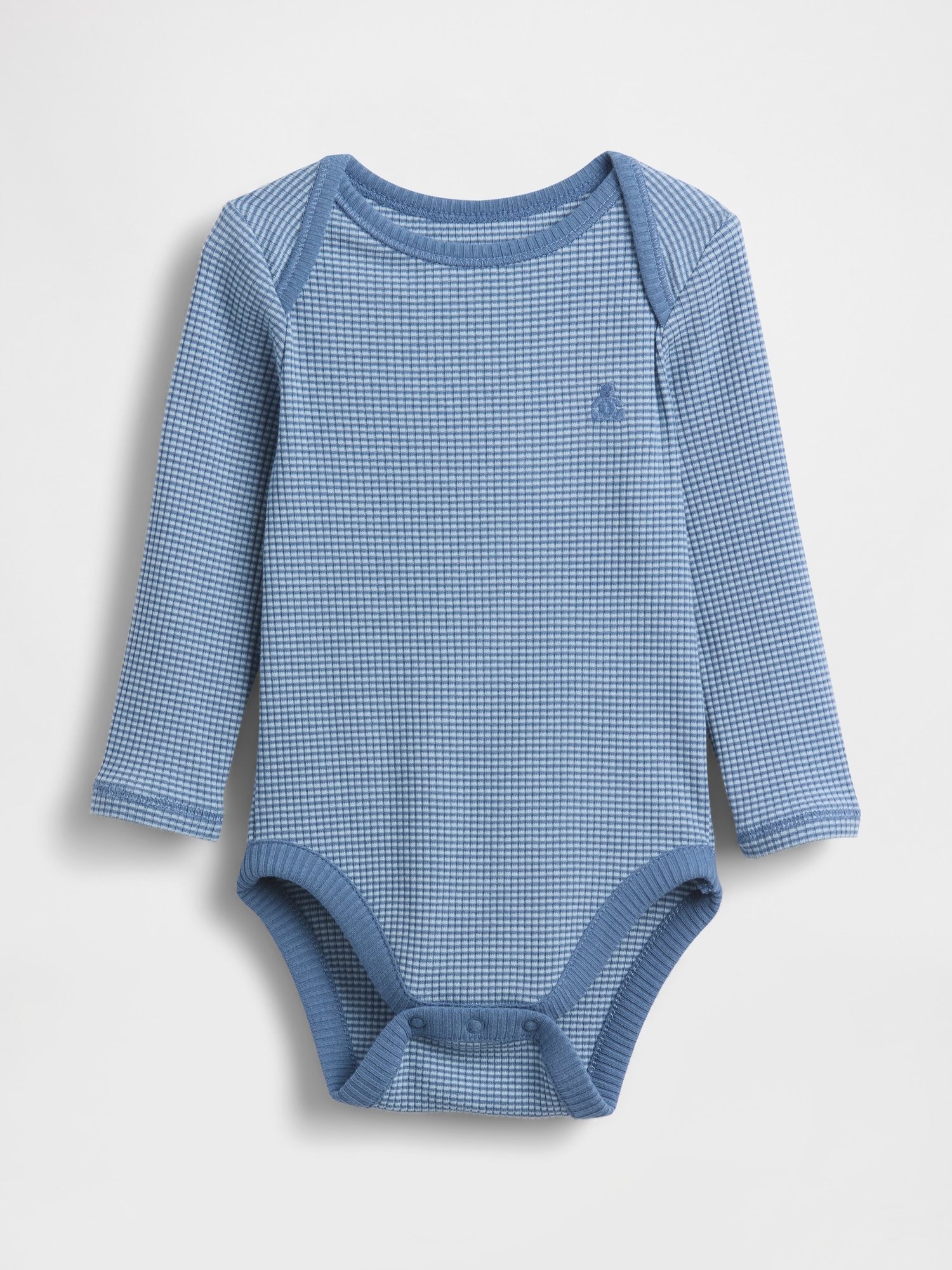 Gap Baby First Favorites Tinyrib Bodysuit In Blue