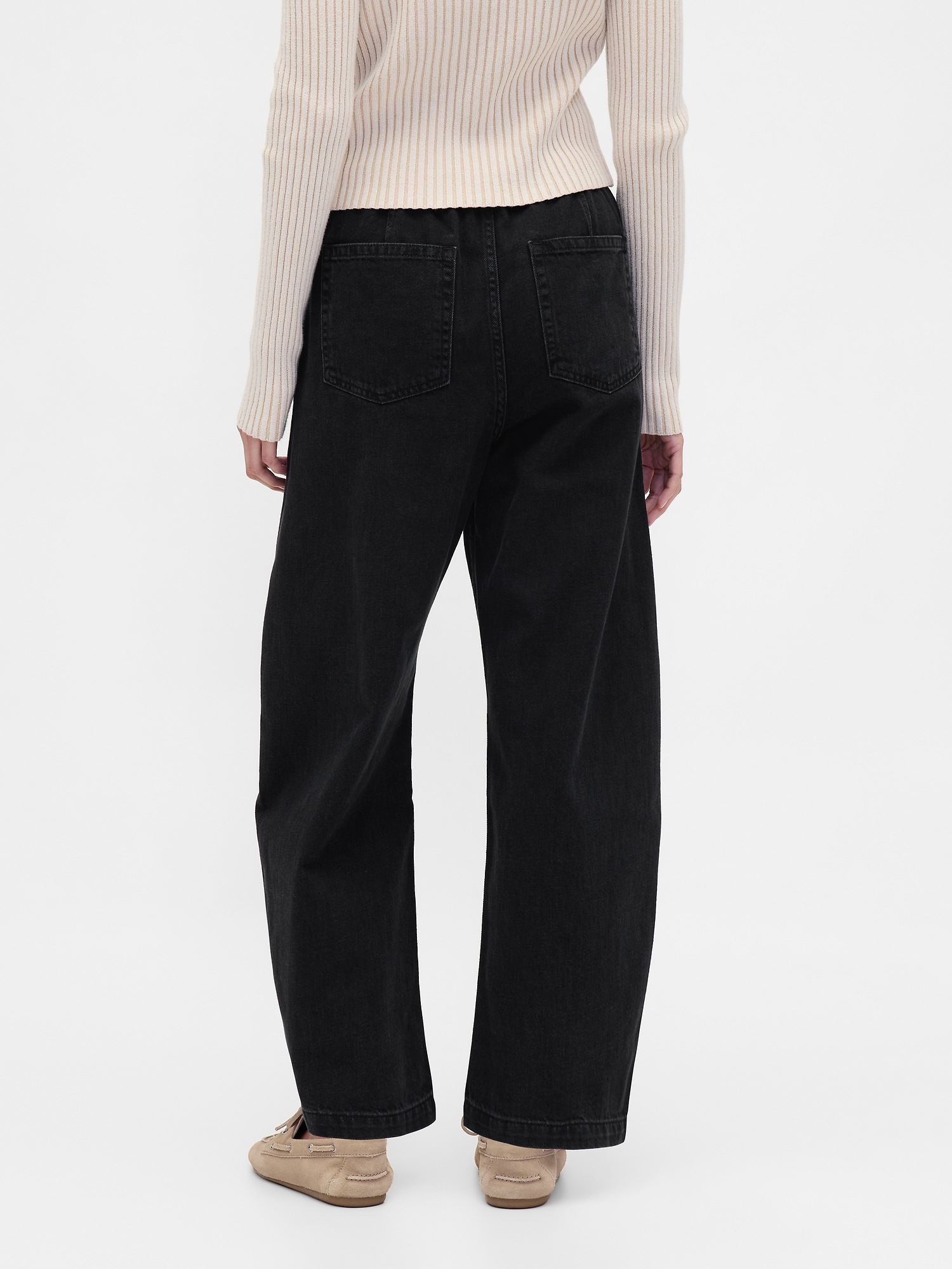 Женские джинсы Gap High Rise Barrel Jeans — фото 4