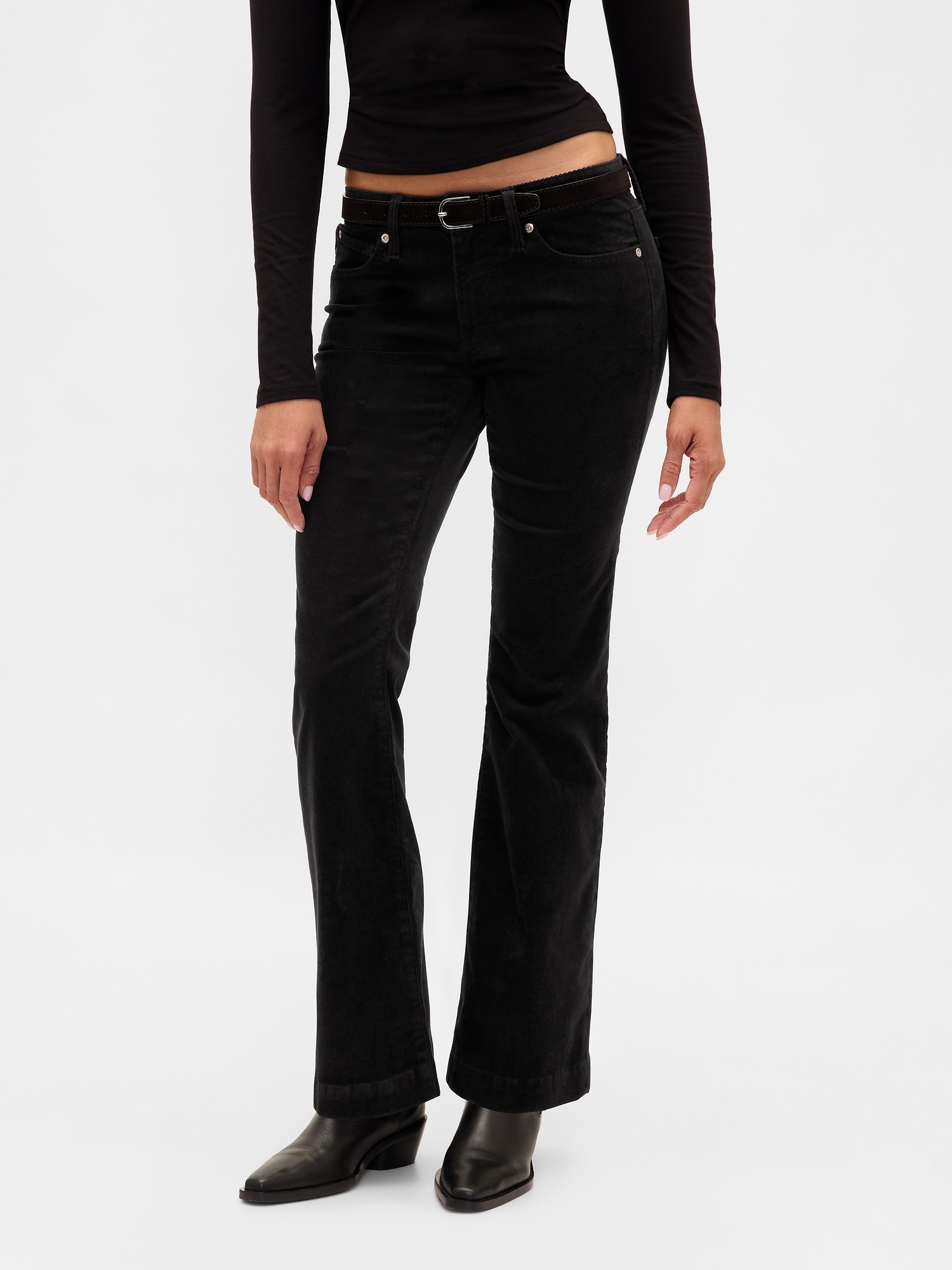Женские джинсы Gap Low Rise Corduroy Long & Lean Pants — фото 2