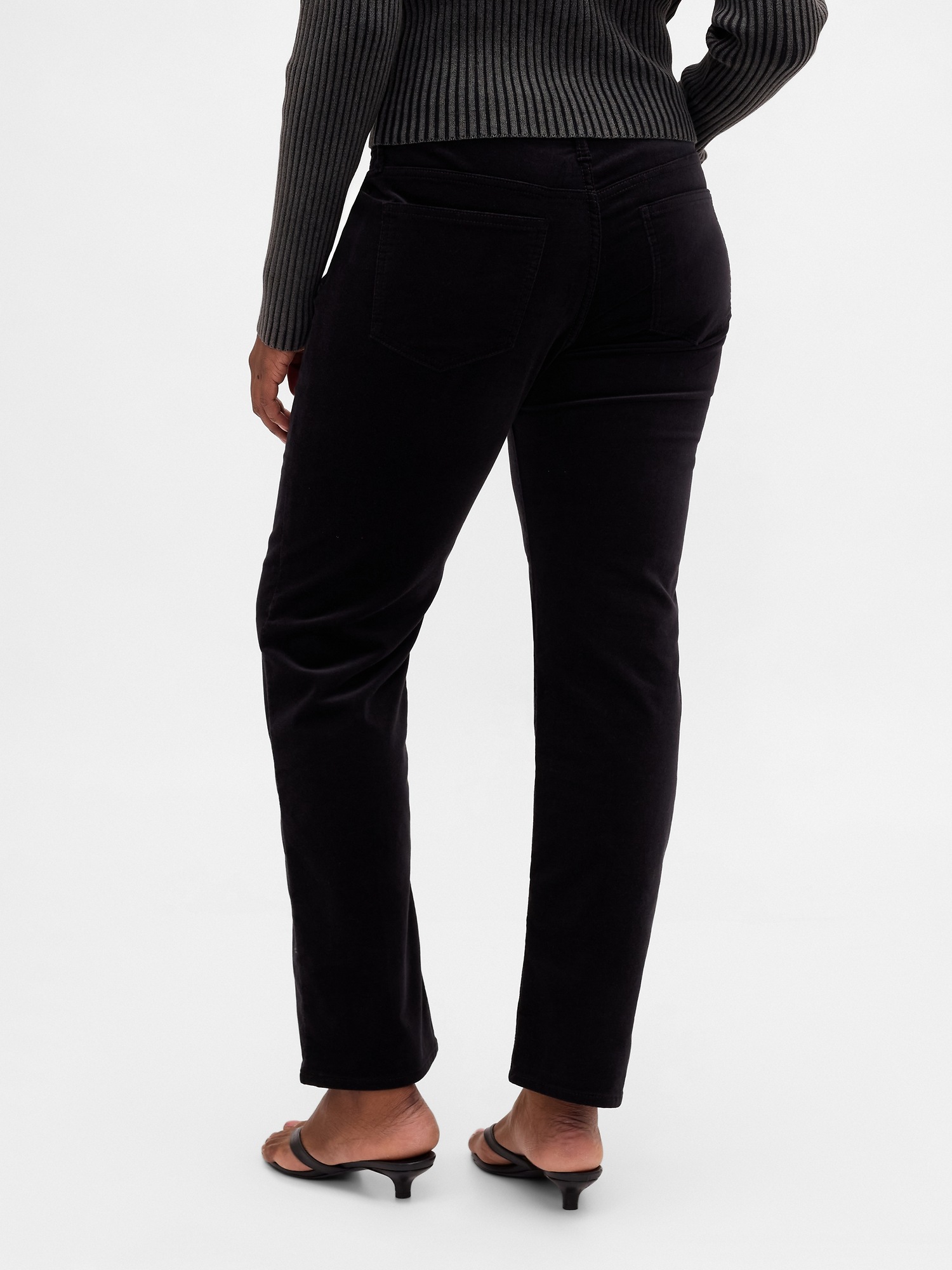 Женские джинсы Gap Low Rise Velvet '90s Slim Straight Pants — фото 6