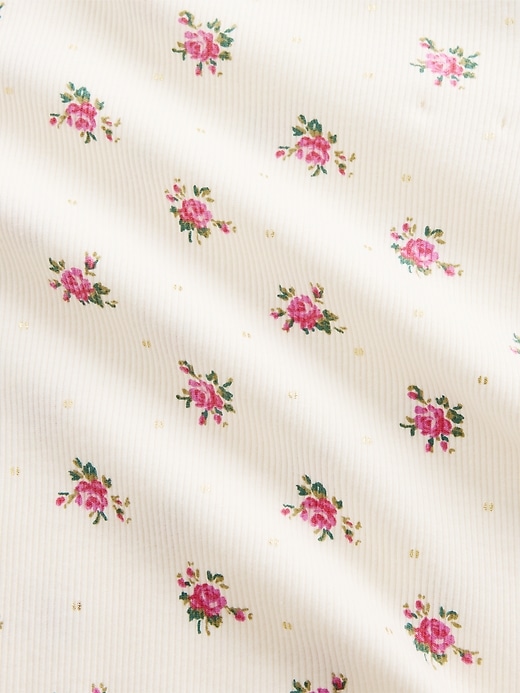 Image number 3 showing, Kids Rib Puff-Sleeve Top