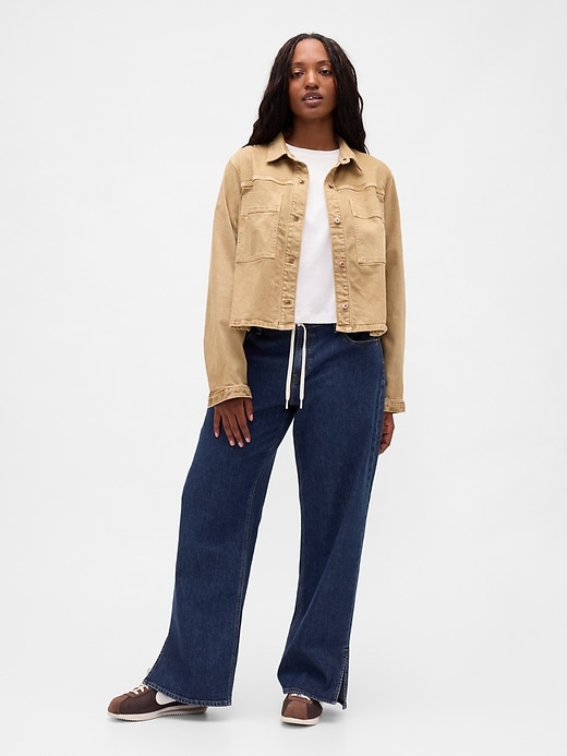 Image number 2 showing, Low Rise Drawcord '90s Loose Jeans