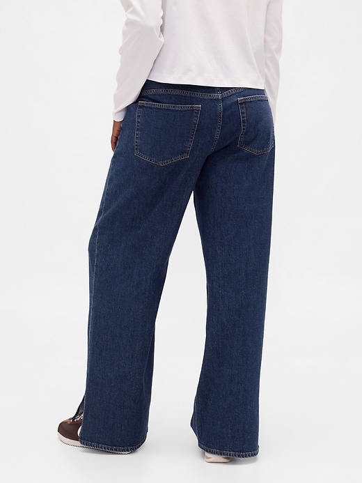Image number 3 showing, Low Rise Drawcord '90s Loose Jeans
