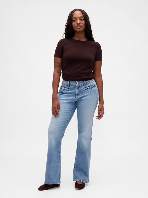 Image number 5 showing, Low Rise Braided Pocket Long & Lean Jeans