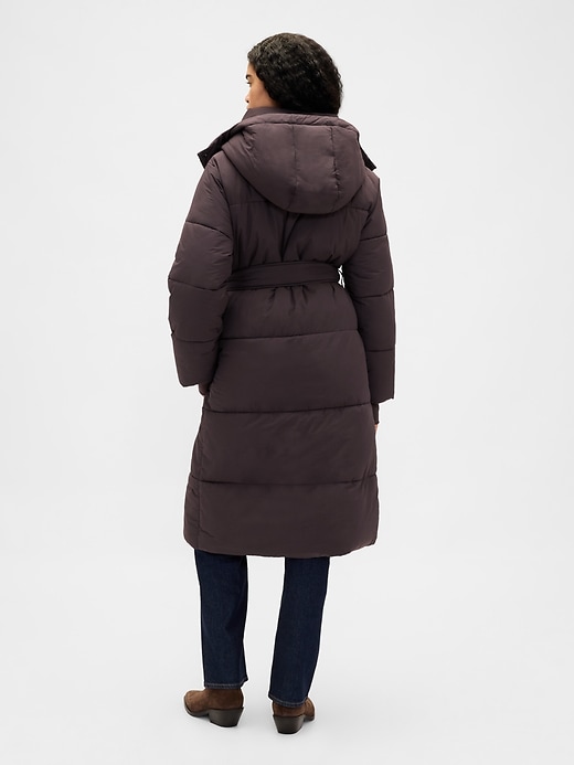 Image number 3 showing, Belted Puffer Coat