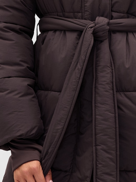 Image number 4 showing, Belted Puffer Coat
