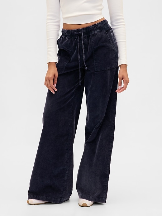 Image number 2 showing, Mid Rise Corduroy Baggy Pants