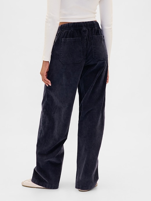 Image number 4 showing, Mid Rise Corduroy Baggy Pants