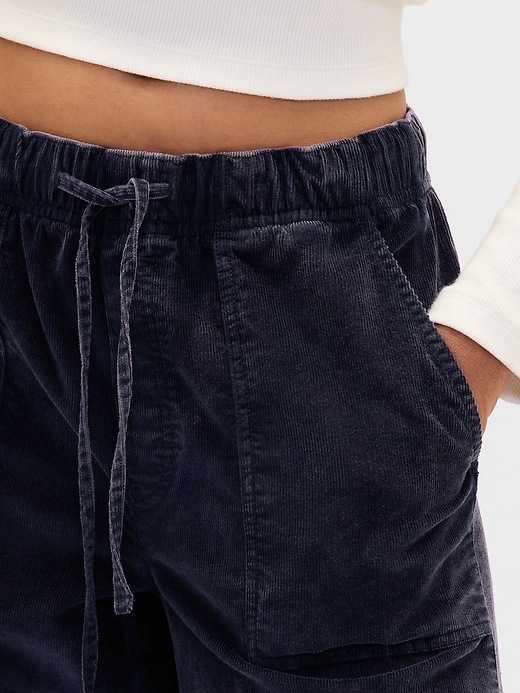 Image number 7 showing, Mid Rise Corduroy Baggy Pants