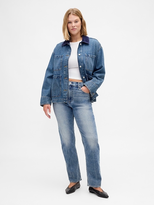 Image number 5 showing, High Rise '90s Straight Jeans