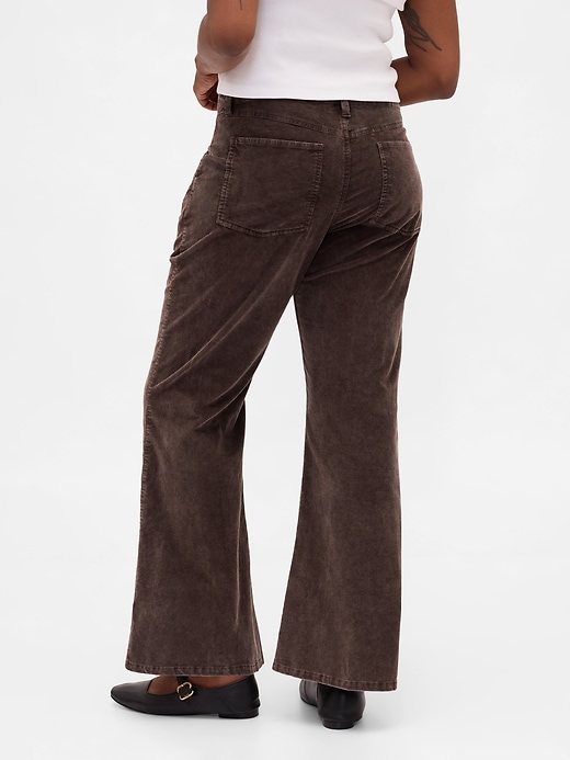 Image number 6 showing, Low Rise Corduroy Flare Pants