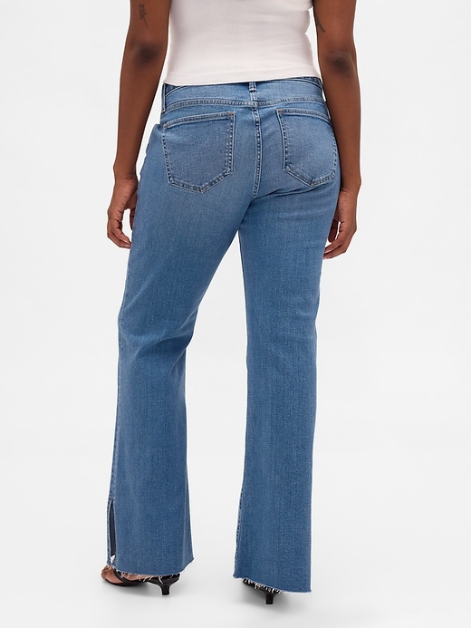 Image number 6 showing, Low Rise Long & Lean Split-Hem Jeans