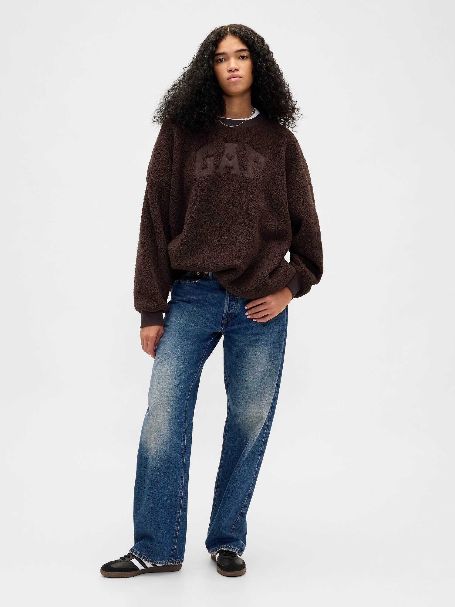 Sherpa Gap Logo Tunic Sweatshirt