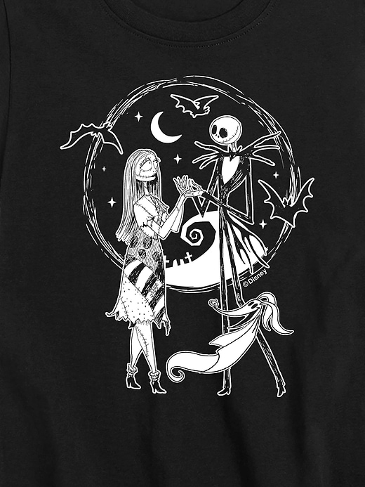 Image number 2 showing, Kids The Nightmare Before Christmas Jack Sally Zero Short Sleeve T-Shirt