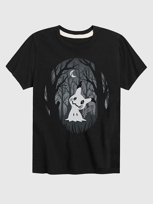 Image number 1 showing, Kids Pokemon Mimikyu Dark Forest Short Sleeve T-Shirt