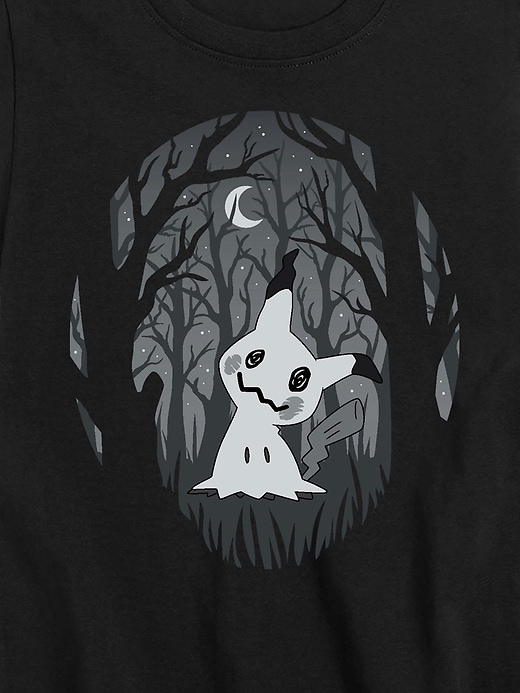 Image number 2 showing, Kids Pokemon Mimikyu Dark Forest Short Sleeve T-Shirt