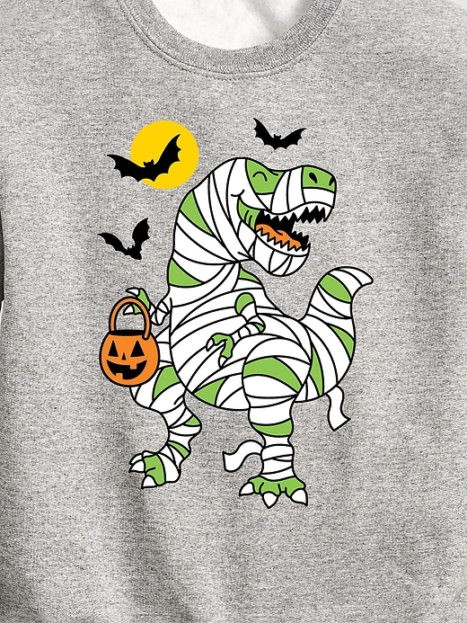 Image number 2 showing, Toddler T-Rex Mummy Crewneck Fleece Sweatshirt