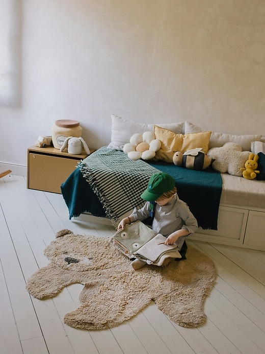 Image number 3 showing, Lorena Canals Washable Animal Rug Bear