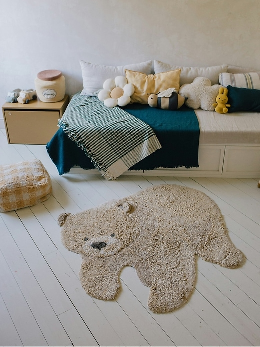 Image number 2 showing, Lorena Canals Washable Animal Rug Bear