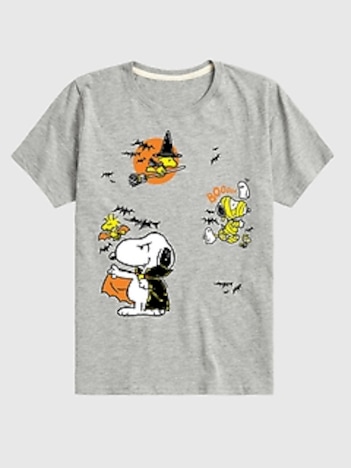 Toddler Peanuts Halloween Snoopy And Woodstock Short Sleeve Tee