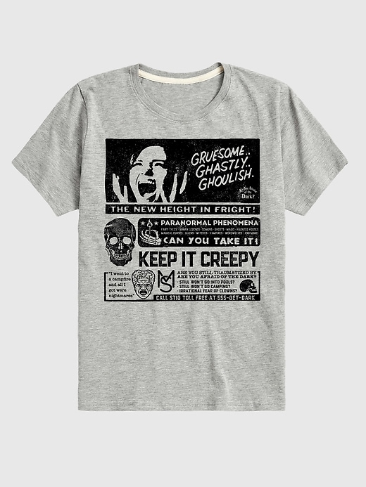 Image number 1 showing, Kids Are You Afraid Of The Dark Gruesome Ghastly Ghoulish Short Sleeve T-Shirt