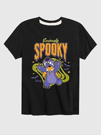 Toddler Lilo and Stitch Seriously Spooky Short Sleeve Tee